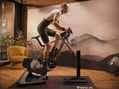 The Tacx Alpine allows users to simulate ascents and descents. (Image source: Garmin)