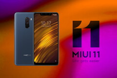 The Pocophone F1 has started receiving MIUI 11, but not the Android 10 version. (Image source: Xiaomi)