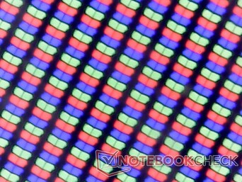 Crisp subpixels from the thin Gorilla Glass overlay