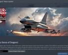 War Thunder 2.39 "Dance of Dragons" in-game update notes (Image source: Own)