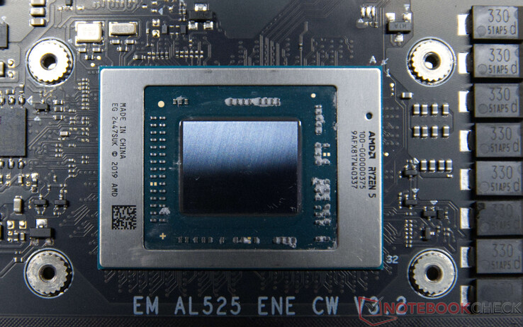 The processor installed in the Chuwi CoreBook X is an AMD Ryzen 5 5500U and not the advertised AMD Ryzen 5 7430U.