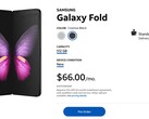 AT&T's original pre-order page for the Galaxy Fold. (Source: Android Authority)