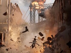 Battlefield 6 reveal trailer showing environmental destruction. (Image source: Battlefield on YouTube)