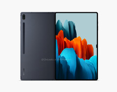 The Samsung GalaxyThe Samsung Galaxy Tab S8 Ultra is thought to hit the shelves in early 2022. (Image source: @OnLeaks & 91Mobiles) Tab S8 Ultra is though to hit the shelves in early 2022. (Image source: @OnLeaks/91Mobiles)