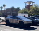 The Cybertruck in its RC_BUILD ENGINEERING PROTOTYPE trim. (Image source: Tesla Uber Guy)