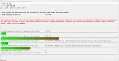 Maximum latency after ten seconds of Prime95