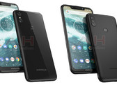 The Motorola One on the left, and the Motorola One Power on the right. (Source: Android Headlines)