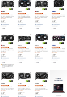 Newegg sells the RTX 3050 only through its shuffle program. (Source: Newegg)