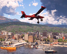 Hobart, Tasmania, Australia, as seen in the latest Microsoft Flight Simulator 2024 Update.