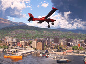 Hobart, Tasmania, Australia, as seen in the latest Microsoft Flight Simulator 2024 Update.
