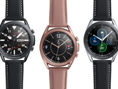 The Samsung Galaxy Watch 3 will come in 41 mm and 45 mm size variants. (Image source: @evleaks - edited)