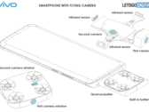 Vivo patents the "flight-cam phone". (Source: WIPO via LetsGoDigital)