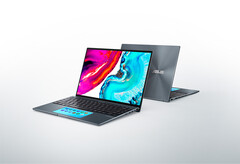 The next ASUS ZenBook series will be some of the first laptops to utilise Samsung&#039;s 14-inch and 90 Hz OLED panels. (Image source: ASUS via Samsung)