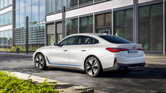 The i4 eDrive40 is BMW&#039;s mass electric sedan (image: BMW) 