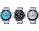 From left to right, Casio MTD-125D-2A3V, MTD-125D-1A3V, and MTD-125D-7AV. (Image source: Casio)