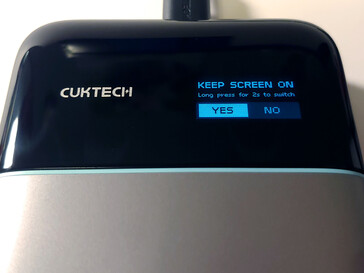 Screen display settings.
