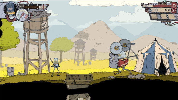 Image showing a fight in Feudal Alloy. (Image source: Steam)