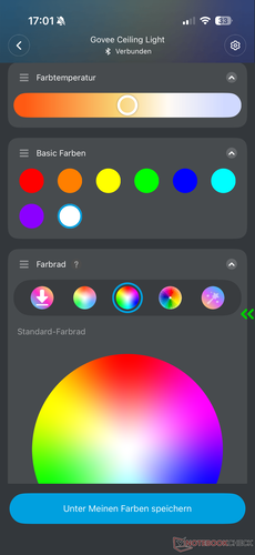 Color selection