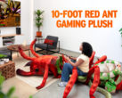 The Grounded 2-themed Giant Red Ant Buggy Mount plush pictured (image source: Xbox Wire)