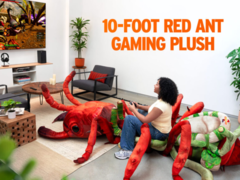 The Grounded 2-themed Giant Red Ant Buggy Mount plush pictured (image source: Xbox Wire)