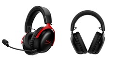 The HyperX Cloud III S wireless gaming headset is available in red and black. (Image source: HyperX)