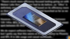 The Meteor Lake Core Ultra 9 185H allegedly scores around 7,700 points in the Cinebench R20 Multi-Core test. (Source: Moore's Law Is Dead/Intel-edited)