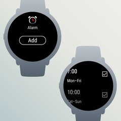 Multiple alarms can be set after the update