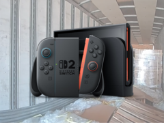 Pictured - A picture of Nintendo Switch 2 overlaid over an image of the trailer that was broken into during a pre-trip inspection at a Love's Truck Stop in Bennett. (Image source: ACSO - Edited)