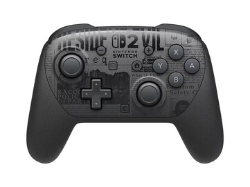 The Resident Evil Requiem Switch 2 controller design. (Image source: Nintendo)