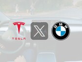BMW's social media account deleted it's praise for Tesla's FSD after Tesla playfully replied to the same. (Image source: Tesla - Edited)