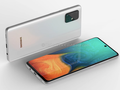 The back of the A71 appears very similar to that of an iphone 11, while the display is inspired by the Note 10 design. (Source: OnLeaks)