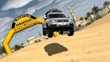 Pictured: A gameplay screenshot from World Racing 2 - Champion Edition.