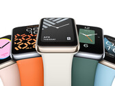 The Smart Band 7 Pro comes with a choice of watch band colours. (Image source: Xiaomi)