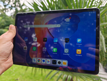Redmi Pad 2 4G outdoors under cloudy skies