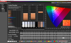 ColorChecker before calibration