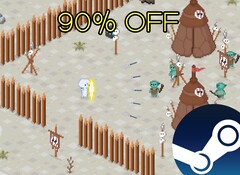 Feel the Snow is a charming indie game that is currently available with a massive 90% discount on Steam. Picture: An edited screenshot from the game. (Image source: Steam)