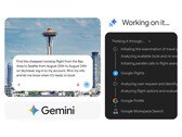 Gemini Spark processes a flight search in Chrome and initiates the booking