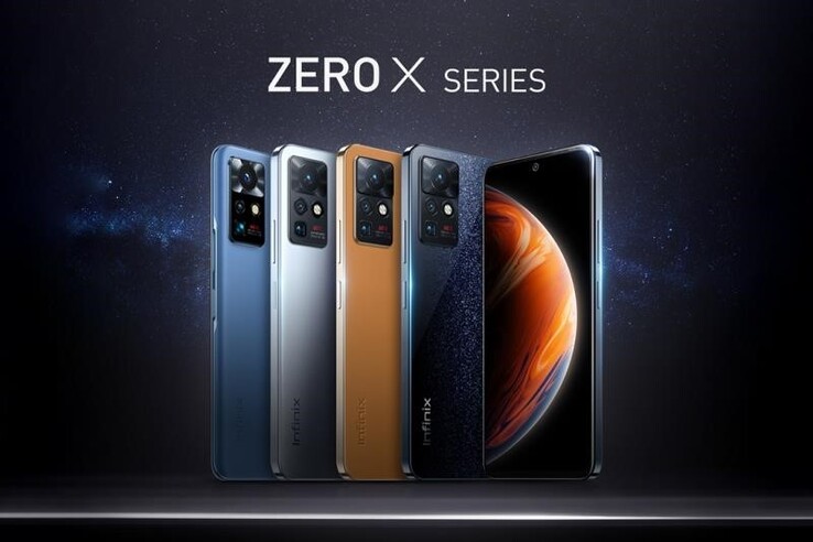 The Infinix Zero X series' colorways. (Source: Infinix)