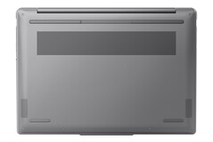 The bottom panel of the Lenovo Yoga Slim 7i Gen 9 features plenty of venting and bottom-firing speakers.