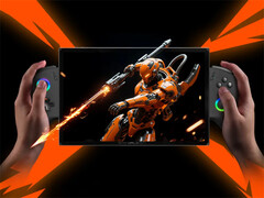 The next OneXPlayer X1 could be the world&#039;s first Intel Panther Lake gaming handheld, X1 Air pictured. (Image source: OneXPlayer - edited)