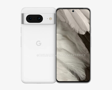 The Pixel 8. (Image source: @OnLeaks & MySmartPrice)