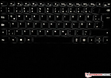 Backlit keyboard