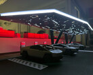Tesla is planning a futuristic Cyber Canopy Supercharger station design. (Image source: Max de Zegher/X)