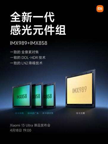 Xiaomi hypes the 13 Ultra's quad rear cameras ahead of their launch. (Source:  Xiaomi, Lei Jun via Weibo)