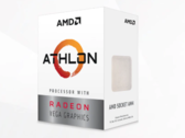 The AMD Athlon 3000G is now available and the unlocked multiplier makes it a strong budget contender. (Source: AMD)