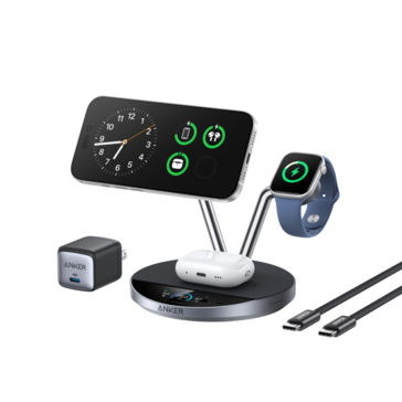 The Anker 3 in 1 Prime Wireless charging station can charge up to three devices at once (Image source: Anker)