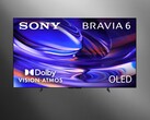 Front of 77-inch Sony Bravia 6 OLED TV shown