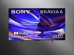 Front of 77-inch Sony Bravia 6 OLED TV shown