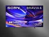 Front of 77-inch Sony Bravia 6 OLED TV shown