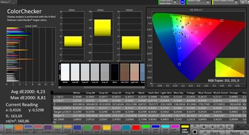 CalMAN color accuracy